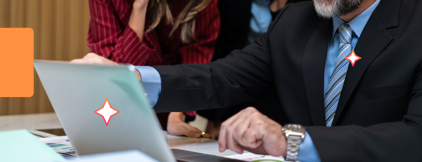 A professional notary near me carefully reviewing and explaining legal documents to a client in an office setting, representing trust, expertise, and efficiency in digital notarization services.
